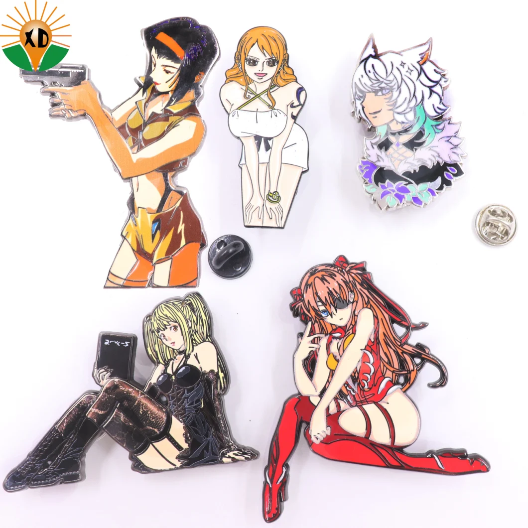 Hot Sale Japanese Anime Christmas Decoration Bee Marksman Cobra High Quality Customized Badge Nameplate Custom Cowboy Bebop Badge for Gift