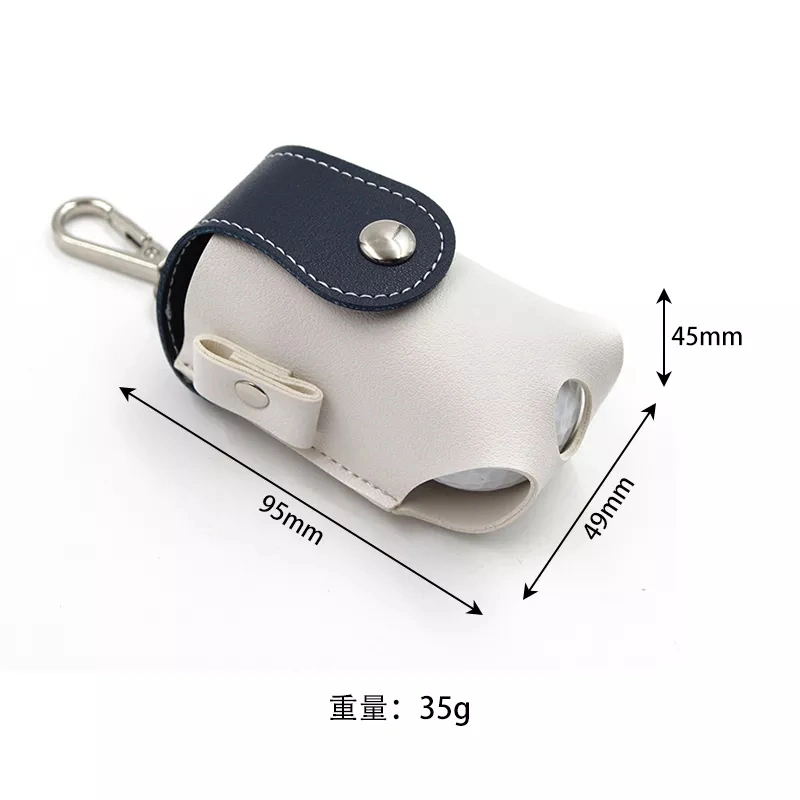 Mixed Color Golf Club Ball Bags Tee Holder Leather Belt Pack Bag Sports Golf Product Accessory