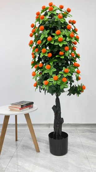 Personnalisable Simulation Artificielle Plante Décorative Vieille Tête D'arbre 93 Fruits Ping an Jinju