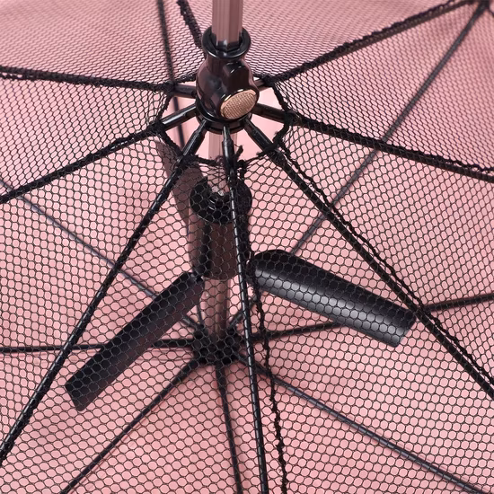 Nouveau parapluie de ventilateur de pulvérisation d'eau de bâton de fonction anti-UV de conception avec des actions