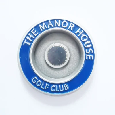 Marqueur de balle de golf de 40 mm de diamètre avec logo polychrome personnalisé