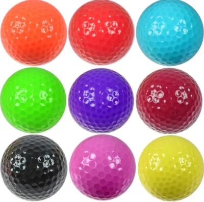 Balles de golf de pratique de gamme colorée de cadeau promotionnel personnalisé